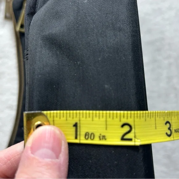 Travelon Black Crossbody Bag Gold Hardware Lockdown Features Anti-Slash Strap - Picture 9 of 16